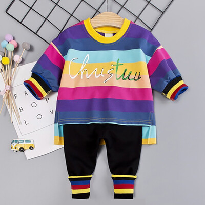 Autumn Baby Girls Letters Striped Print Long Sleeve T-shirt Blouse Trousers Casual Outfits
Autumn Baby Girls Letters Striped Print Long Sleeve T-shirt Blouse Trousers Casual Outfits