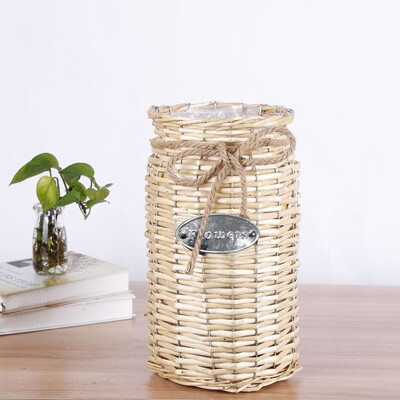 Gobestart Wicker Woven Storage Basket Flower Plants Straw Pots Vase Bag Home Decor
Gobestart Wicker Woven Storage Basket Flower Plants Straw Pots Vase Bag Home Decor