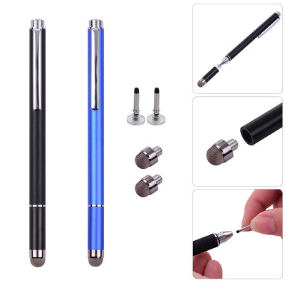 Universal 2 in 1 Stylus Pens with Fiber Tip&Disc Tip Precision Touchscreen Pen for All Capacitive Cellphones Tablets Laptops P
Universal 2 in 1 Stylus Pens with Fiber Tip&Disc Tip Precision Touchscreen Pen for All Capacitive Cellphones Tablets Laptops P