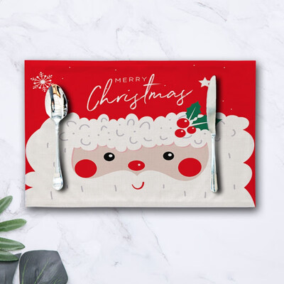 Christmas Decoration PVC Mats Coasters Waterproof Kitchen Table With Thermal Insulation Pad Dining Room Placemat
Christmas Decoration PVC Mats Coasters Waterproof Kitchen Table With Thermal Insulation Pad Dining Room Placemat