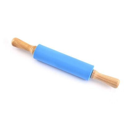 Household Rolling Pin Non-Stick Wooden Handle Silicone Rolling Pin Pastry Dough Flour Roller Kitchen Baking Cooking Tools
Household Rolling Pin Non-Stick Wooden Handle Silicone Rolling Pin Pastry Dough Flour Roller Kitchen Baking Cooking Tools