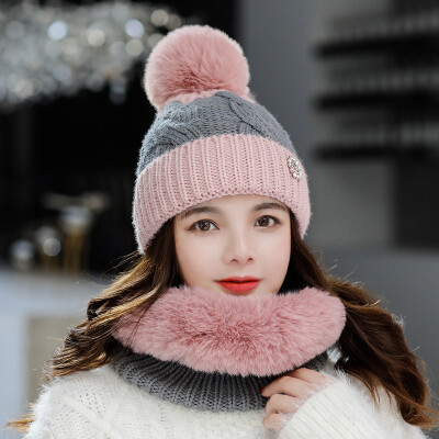 Ms 2019 knitted pullover cap warm smile matching color scarf students Baotou cap scarf two-piece tide
Ms 2019 knitted pullover cap warm smile matching color scarf students Baotou cap scarf two-piece tide