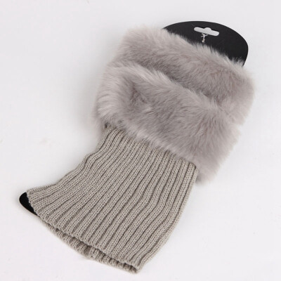 New Women Winter Fashion Knitted Socks Leg Warmer Socks Plush Patchwork Warm Boot Cover Cuffs Gaiters Short Sock
New Women Winter Fashion Knitted Socks Leg Warmer Socks Plush Patchwork Warm Boot Cover Cuffs Gaiters Short Sock