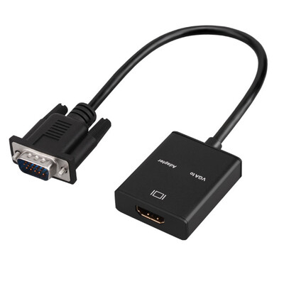 VGA Male to HD Female Connecting Cable 1080P Audio Wire HD Adapter Cord Replacement for LaptopDestop to TVProjectorMonitor
VGA Male to HD Female Connecting Cable 1080P Audio Wire HD Adapter Cord Replacement for LaptopDestop to TVProjectorMonitor