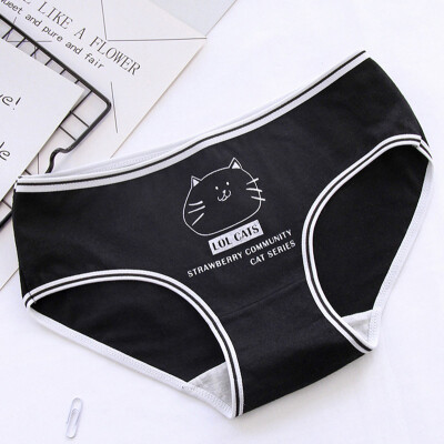 WJ 2019 New Casual Lady Women Soft Multicolored Cotton Cartoon Cat Panties Underwear Knickers Cotton Briefs Underwear F6
WJ 2019 New Casual Lady Women Soft Multicolored Cotton Cartoon Cat Panties Underwear Knickers Cotton Briefs Underwear F6