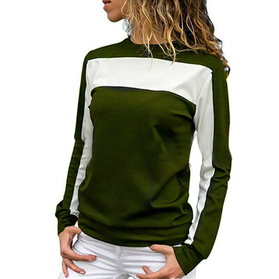 Round Neck Sportswear T-Shirt Female Fashion Stitching Design Color Eild Long-Sleeved Autumn New Comfortable Ocean Is Not Stuffy
Round Neck Sportswear T-Shirt Female Fashion Stitching Design Color Eild Long-Sleeved Autumn New Comfortable Ocean Is Not Stuffy