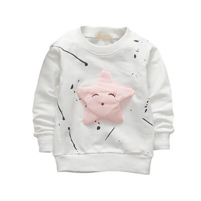 Unisex Childrens Summer Autumn Cotton Long Sleeve T-shirts Star Pattern Printed Free Style Girls Clothing
Unisex Childrens Summer Autumn Cotton Long Sleeve T-shirts Star Pattern Printed Free Style Girls Clothing