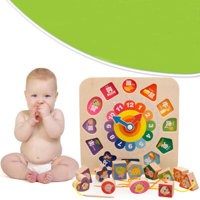 YIWULAWooden Clock Puzzle Beading 12 Numbers Match Child Early Educational Toy Gifts
YIWULAWooden Clock Puzzle Beading 12 Numbers Match Child Early Educational Toy Gifts