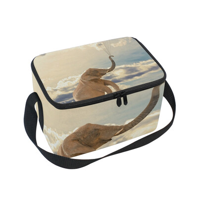 ALAZA Insulated Lunch Box Elephant Flying With Balloon Lunch Bag for Men Women Portable Tote Bag Cooler Bag
ALAZA Insulated Lunch Box Elephant Flying With Balloon Lunch Bag for Men Women Portable Tote Bag Cooler Bag
