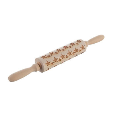 Christmas Snowflake Laser Embossing Rolling Pin Printed Cookie Dough Stick Fondant Tool Baking Noodle Cake Dough Engraved Roller
Christmas Snowflake Laser Embossing Rolling Pin Printed Cookie Dough Stick Fondant Tool Baking Noodle Cake Dough Engraved Roller