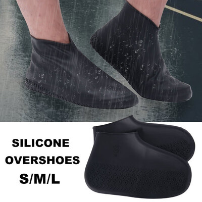 1 Pair Silicone Overshoes Rain Waterproof Shoe Covers Recyclable Boot Cover Protector
1 Pair Silicone Overshoes Rain Waterproof Shoe Covers Recyclable Boot Cover Protector