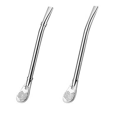 Stainless Steel Drinking Double Use StrawFilter Reusable Teaspoons for Hot Coffee Beverages
Stainless Steel Drinking Double Use StrawFilter Reusable Teaspoons for Hot Coffee Beverages