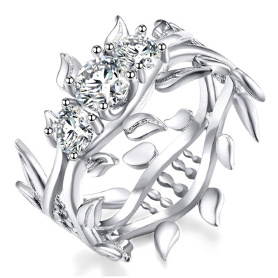 New Fashion Flower Cubic Zirconia Ring Silver Statement Diamond Wedding Ring for Women Ladies Bride
New Fashion Flower Cubic Zirconia Ring Silver Statement Diamond Wedding Ring for Women Ladies Bride