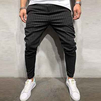 Gobestart Men Splicing Sriped Overalls Casual Pocket Sport Work Casual Trouser Pants
Gobestart Men Splicing Sriped Overalls Casual Pocket Sport Work Casual Trouser Pants
