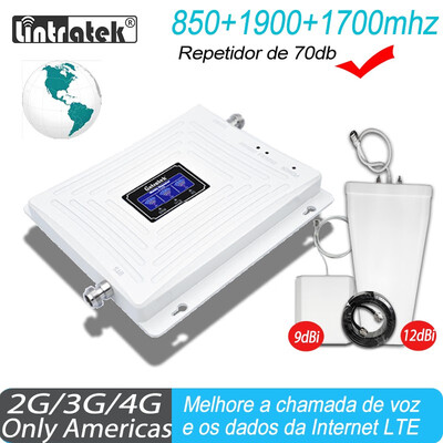 Signal Repeater Lintratek 850 1900 1700 2G 3G 4G GSM Signal Amplifier 850 CDMA 2100 PCS 1700 AWS Booster Cellphone Amplifier
Signal Repeater Lintratek 850 1900 1700 2G 3G 4G GSM Signal Amplifier 850 CDMA 2100 PCS 1700 AWS Booster Cellphone Amplifier
