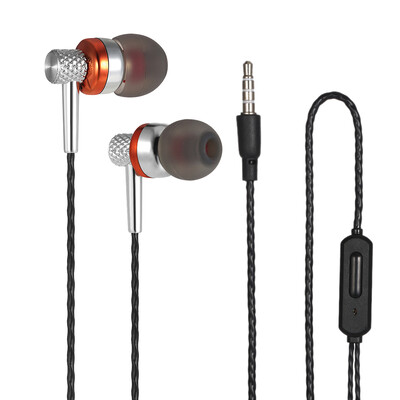 35mm Wired Headphones In-Ear Stereo Music Headsets Line Control Earphone Hands-free with Microphone Silver for 35mm Audio Device
35mm Wired Headphones In-Ear Stereo Music Headsets Line Control Earphone Hands-free with Microphone Silver for 35mm Audio Device