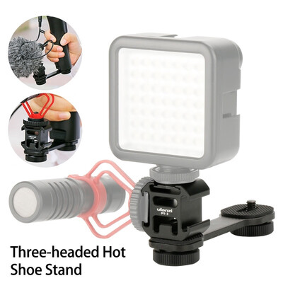 Three-headed Hot Shoe Stand Professional Handheld Gimbal Stabilizer Smartphone Camera Mobile Phone Holder
Three-headed Hot Shoe Stand Professional Handheld Gimbal Stabilizer Smartphone Camera Mobile Phone Holder