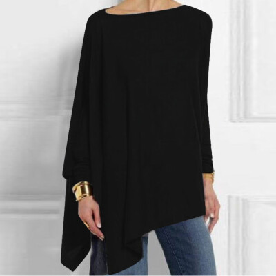 Tailored Womens Solid Long Sleeve Irregular Sweatshirt Loose Print Pullover Tops Blouse
Tailored Womens Solid Long Sleeve Irregular Sweatshirt Loose Print Pullover Tops Blouse