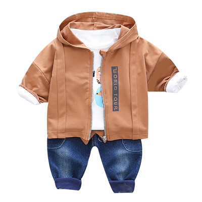 Autumn Baby Boy Girl Cute Long Sleeve Cartoon Print T-shirt Hoodie Letters Sweatshirt Denim Trousers Casual Outfits
Autumn Baby Boy Girl Cute Long Sleeve Cartoon Print T-shirt Hoodie Letters Sweatshirt Denim Trousers Casual Outfits
