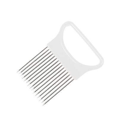 Stainless Steel Tomato Onion Holder Cutter Vegetable Fruit Handy Slicer Potato Slicer Cutter Safe Cooking Tool
Stainless Steel Tomato Onion Holder Cutter Vegetable Fruit Handy Slicer Potato Slicer Cutter Safe Cooking Tool