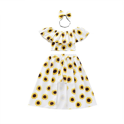 3PcsSet Summer Baby Girls Casual Sleeveless Flower Print Tops BlouseIrregular Skirts Suits Costume Set With Headband
3PcsSet Summer Baby Girls Casual Sleeveless Flower Print Tops BlouseIrregular Skirts Suits Costume Set With Headband
