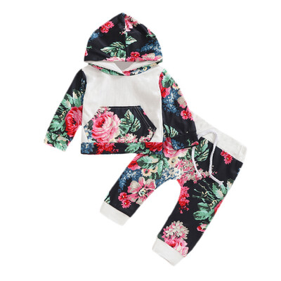 Baby Girls Hooded Sweater Pants Baby Full Of Flower Print Suit For Kids 0-24M Baby\s Sets I
Baby Girls Hooded Sweater Pants Baby Full Of Flower Print Suit For Kids 0-24M Baby\s Sets I