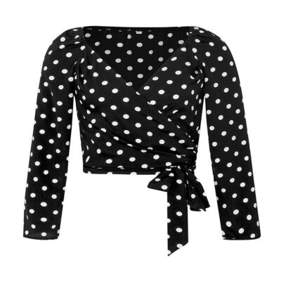 2019 Summer Women Elegant New Autumn Fashion Design Dot Printed Deep V-neck Long Sleeve Sexy Concise Casual All-match Blouses
2019 Summer Women Elegant New Autumn Fashion Design Dot Printed Deep V-neck Long Sleeve Sexy Concise Casual All-match Blouses