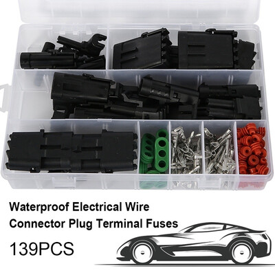 139Pcsset Car Waterproof Electrical Wire Connector Plug Terminal Fuses Kit for Auto Motorcycle Car Accessories
139Pcsset Car Waterproof Electrical Wire Connector Plug Terminal Fuses Kit for Auto Motorcycle Car Accessories