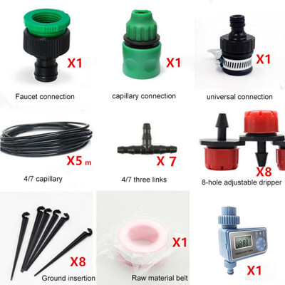 Garden Irrigation System Micro Drip Irrigation Kit Timing Controller Automatic Plant Watering Misting Device With Distribution
Garden Irrigation System Micro Drip Irrigation Kit Timing Controller Automatic Plant Watering Misting Device With Distribution