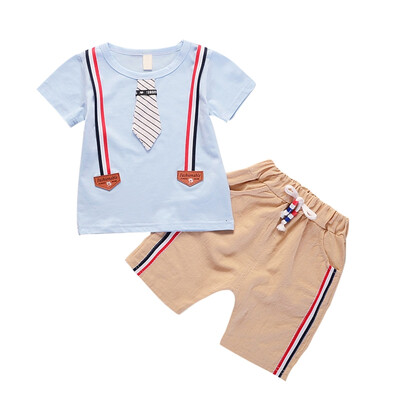 Baby Clothes Toddler Baby Boys 2pcs Summer Outfits Fake Tie Print T-shirt TopsShorts Casual Sets Baby Boy Clothes
Baby Clothes Toddler Baby Boys 2pcs Summer Outfits Fake Tie Print T-shirt TopsShorts Casual Sets Baby Boy Clothes