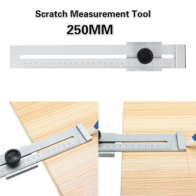 Professional 0-250mm Scratch Measurement Tool Gauge Mark Tool Scribing Tool Stainless
Professional 0-250mm Scratch Measurement Tool Gauge Mark Tool Scribing Tool Stainless