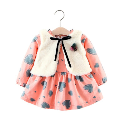 Girls Plus Velvet DressVest 2pcs Suit Baby Girls Princess DressVest Set Autumn New Long-sleeved Dress Birthday Party 0-48M
Girls Plus Velvet DressVest 2pcs Suit Baby Girls Princess DressVest Set Autumn New Long-sleeved Dress Birthday Party 0-48M