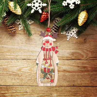 Gobestart Christmas Decorations Wooden Pendant Creative Santa Claus Openwork Ornament
Gobestart Christmas Decorations Wooden Pendant Creative Santa Claus Openwork Ornament