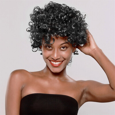 Gobestart Black Women Natural Party Short Wave Bobo Wig Sexy Curly Wavy Synthetic Wigs
Gobestart Black Women Natural Party Short Wave Bobo Wig Sexy Curly Wavy Synthetic Wigs