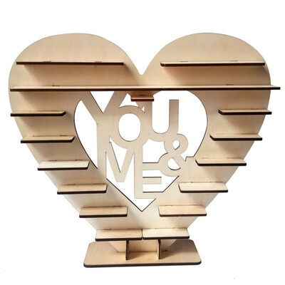 Durable Wooden Love Shape Wedding Chocolate Stand Wedding Table Party Theme Decoration Assembling Wooden Decorations
Durable Wooden Love Shape Wedding Chocolate Stand Wedding Table Party Theme Decoration Assembling Wooden Decorations