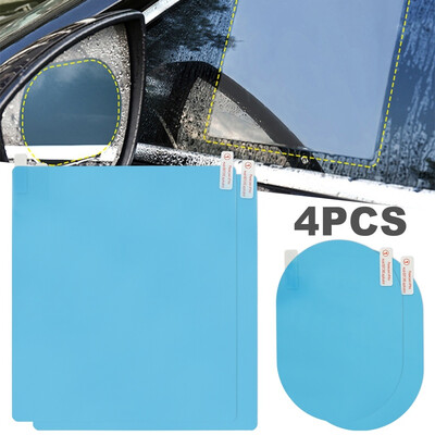 4Pcs Car Anti-reflective Anti Water Mist Film Anti Fog Rainproof Rearview Mirror Protective Film Cover
4Pcs Car Anti-reflective Anti Water Mist Film Anti Fog Rainproof Rearview Mirror Protective Film Cover