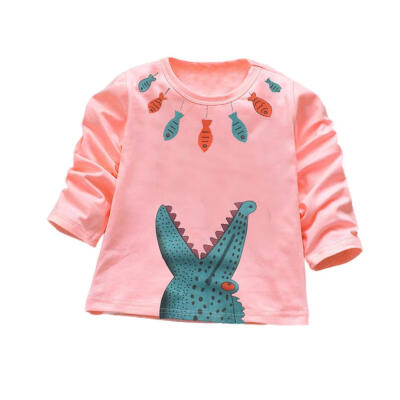 Casual Boys Girls Autumn Spring Cartoon Cotton T-shirt Children Clothes Baby Long Sleeve Tops Tees Blouse
Casual Boys Girls Autumn Spring Cartoon Cotton T-shirt Children Clothes Baby Long Sleeve Tops Tees Blouse
