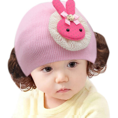Newborn Cute Baby Hat Toddler Baby Warm Knit Hat Girls Caps Cartoon Bowknot Cap Girls Fake Hair Wig Hats Kids Headwear
Newborn Cute Baby Hat Toddler Baby Warm Knit Hat Girls Caps Cartoon Bowknot Cap Girls Fake Hair Wig Hats Kids Headwear