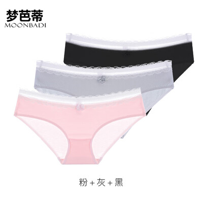 Dream Patty 3 loaded underwear womens lace cotton waist snowy hidden seamless sexy comfortable briefs powder black gray
Dream Patty 3 loaded underwear womens lace cotton waist snowy hidden seamless sexy comfortable briefs powder black gray