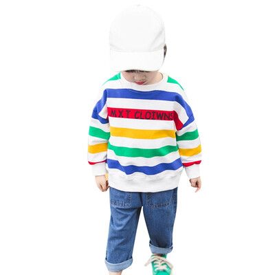 New Autumn Baby Girl Clothes 1-6T Children Baby Girls Cartoon Stripes Print Sweater Long Sleeves Casual Round Neck Sweet Tops
New Autumn Baby Girl Clothes 1-6T Children Baby Girls Cartoon Stripes Print Sweater Long Sleeves Casual Round Neck Sweet Tops