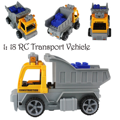 YIWULA118 Car Large Building Block RC Transporter 3D Puzzle Kid Toy STEM Educate Toy