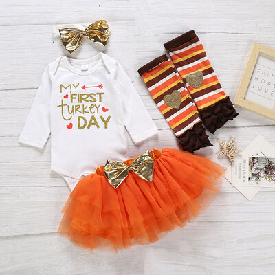 Spring Autumn Casual Baby Girl Cute Printing Rompers And Fashion Skirt Kids Four-piece Outfit Set
Spring Autumn Casual Baby Girl Cute Printing Rompers And Fashion Skirt Kids Four-piece Outfit Set
