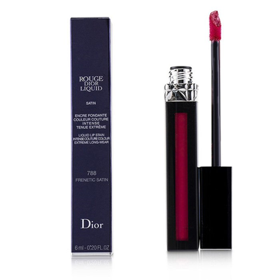 CHRISTIAN DIOR - Rouge Dior Liquid Lip Stain - 788 Frenetic Satin Raspberry Pink 6ml02oz
CHRISTIAN DIOR - Rouge Dior Liquid Lip Stain - 788 Frenetic Satin Raspberry Pink 6ml02oz