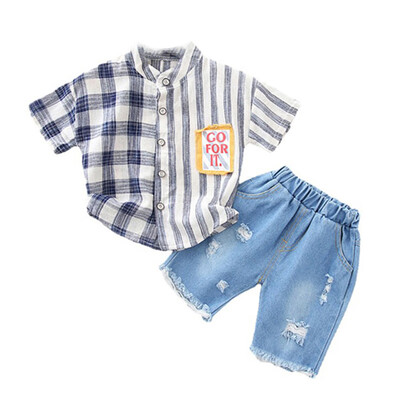 Kids Boys Set Summer Plaid Striped Print Short Sleeve Tops Blouse T-shirtShorts Casual Outfits Sets
Kids Boys Set Summer Plaid Striped Print Short Sleeve Tops Blouse T-shirtShorts Casual Outfits Sets