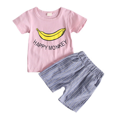 Children Suit Sleeve Cotton Short Sleeve Clothing Set Summer Kids Boys&Girls Body Suit Cartoon Kids Cothing Set
Children Suit Sleeve Cotton Short Sleeve Clothing Set Summer Kids Boys&Girls Body Suit Cartoon Kids Cothing Set