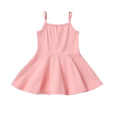 Colorful Baby Girls Dress Solid Color Strap Kids Dress For Girls Clothes Summer Cotton Kids Toddler Sleeveless Sundress
Colorful Baby Girls Dress Solid Color Strap Kids Dress For Girls Clothes Summer Cotton Kids Toddler Sleeveless Sundress