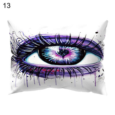 Modern Colorful Eye Print Pillow Case Sofa Waist Throw Cushion Cover Home Decor
Modern Colorful Eye Print Pillow Case Sofa Waist Throw Cushion Cover Home Decor