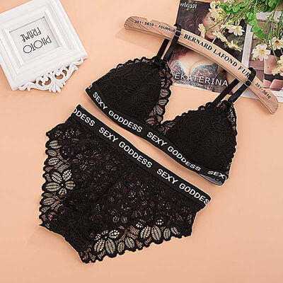 Lace print letters brapanties lingerie underwear suit new sexy push up women underwear breathable comfortable bra set
Lace print letters brapanties lingerie underwear suit new sexy push up women underwear breathable comfortable bra set