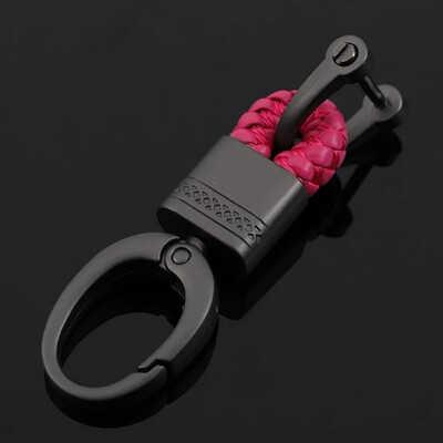 Hot sale New key chain key ring Creative hand-woven leather rope buckle waist keyrings for car
Hot sale New key chain key ring Creative hand-woven leather rope buckle waist keyrings for car