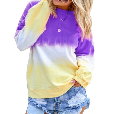 New Women Long Sleeve Tie Dye Sweatshirt Casual Loose Round Neck Printed Pullover Hoodie
New Women Long Sleeve Tie Dye Sweatshirt Casual Loose Round Neck Printed Pullover Hoodie